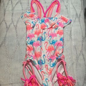 NWT Kate Mack swimsuit. Sz 3T Flamingos🦩